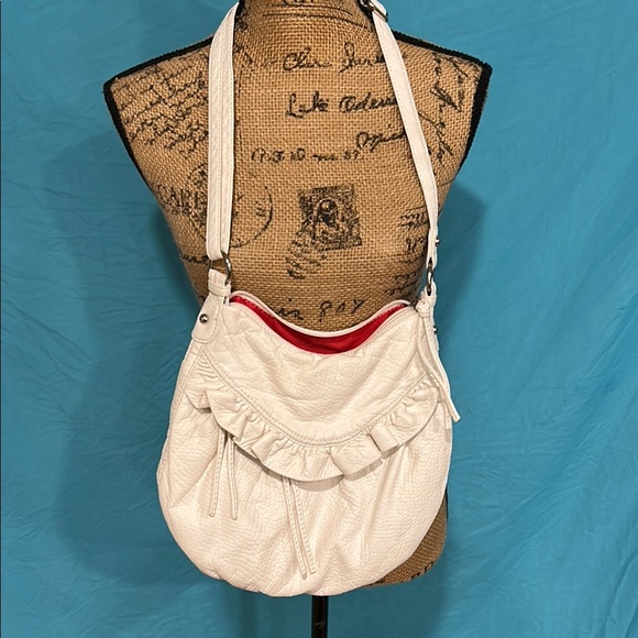 Red by marc ecko White Hobo Shoulder/ Crossbody - Picture 1 of 12